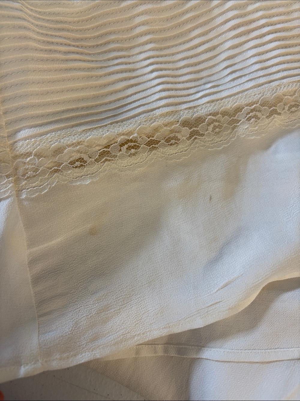 Reformation Ronan Lace Trim Midi Dress White Size 10 Adjustable Strap - Picture 7 of 9